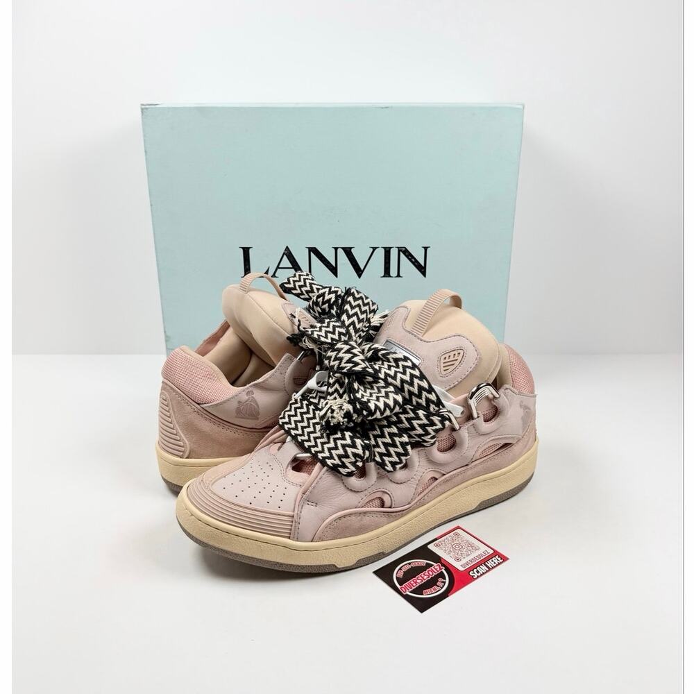Size 45EU/12US - Lanvin Curb Pink Sneakers